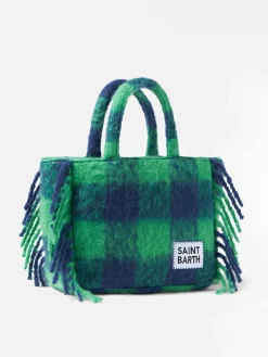 Colette-Handtasche mit grünem Tartan-Print