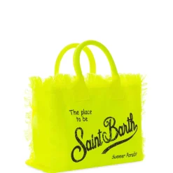 Colette-Tasche aus fluogelbem Baumwollcanvas