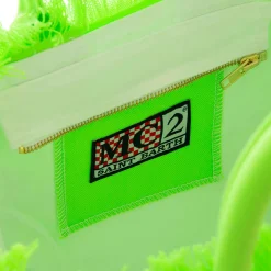 Colette-Tasche aus fluogrünem Baumwollcanvas