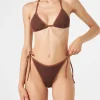Crinkle-Triangel-Bikini für Damen