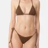Crinkle-Triangel-Bikini für Damen