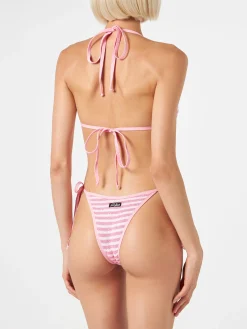 Crinkle-Triangel-Bikini für Damen