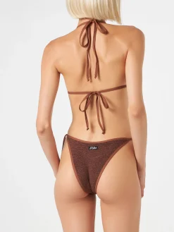 Crinkle-Triangel-Bikini für Damen