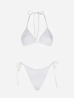 Crinkle-Triangel-Bikini für Damen