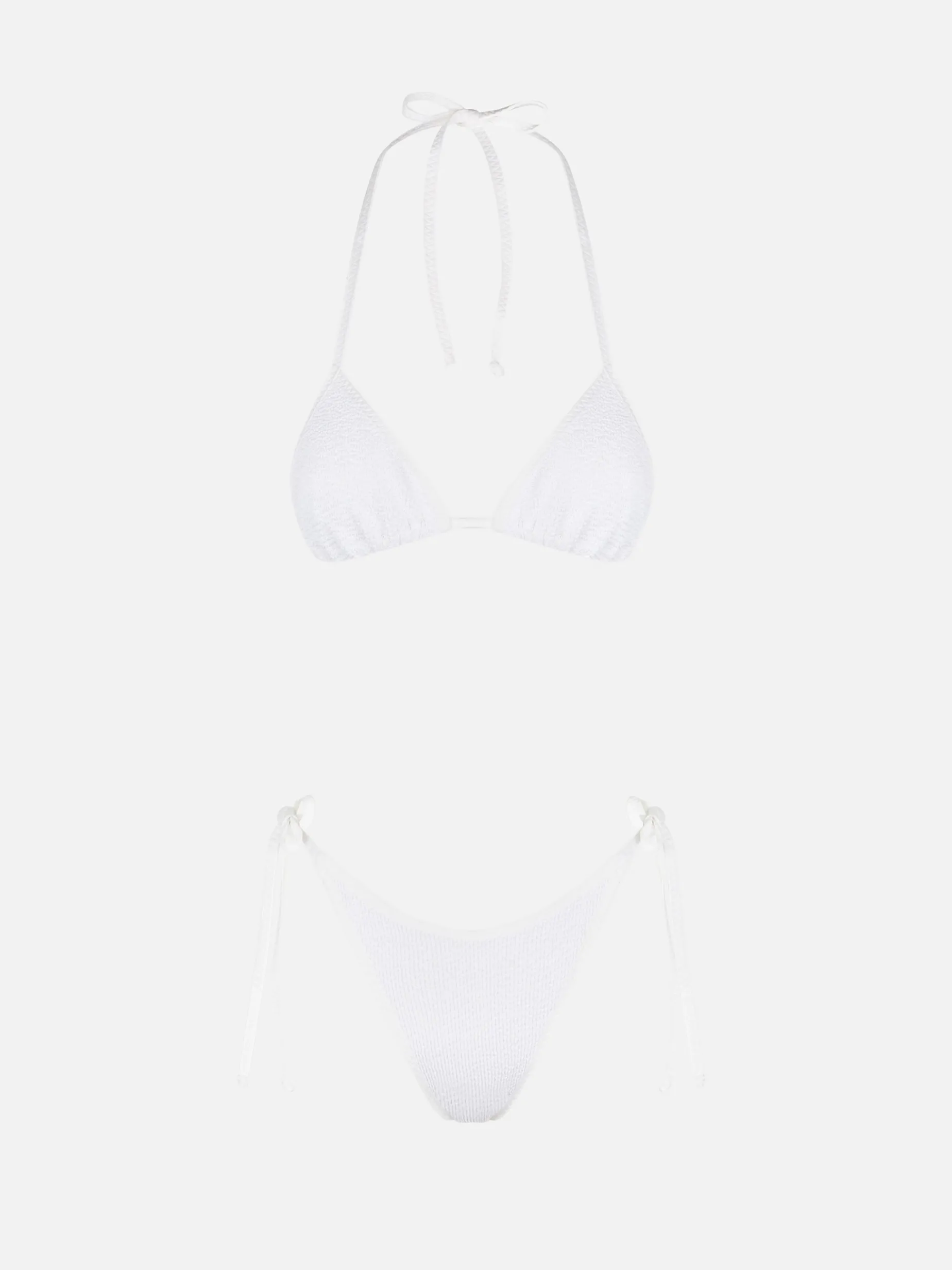 Crinkle-Triangel-Bikini für Damen