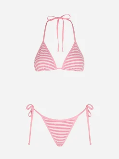 Crinkle-Triangel-Bikini für Damen