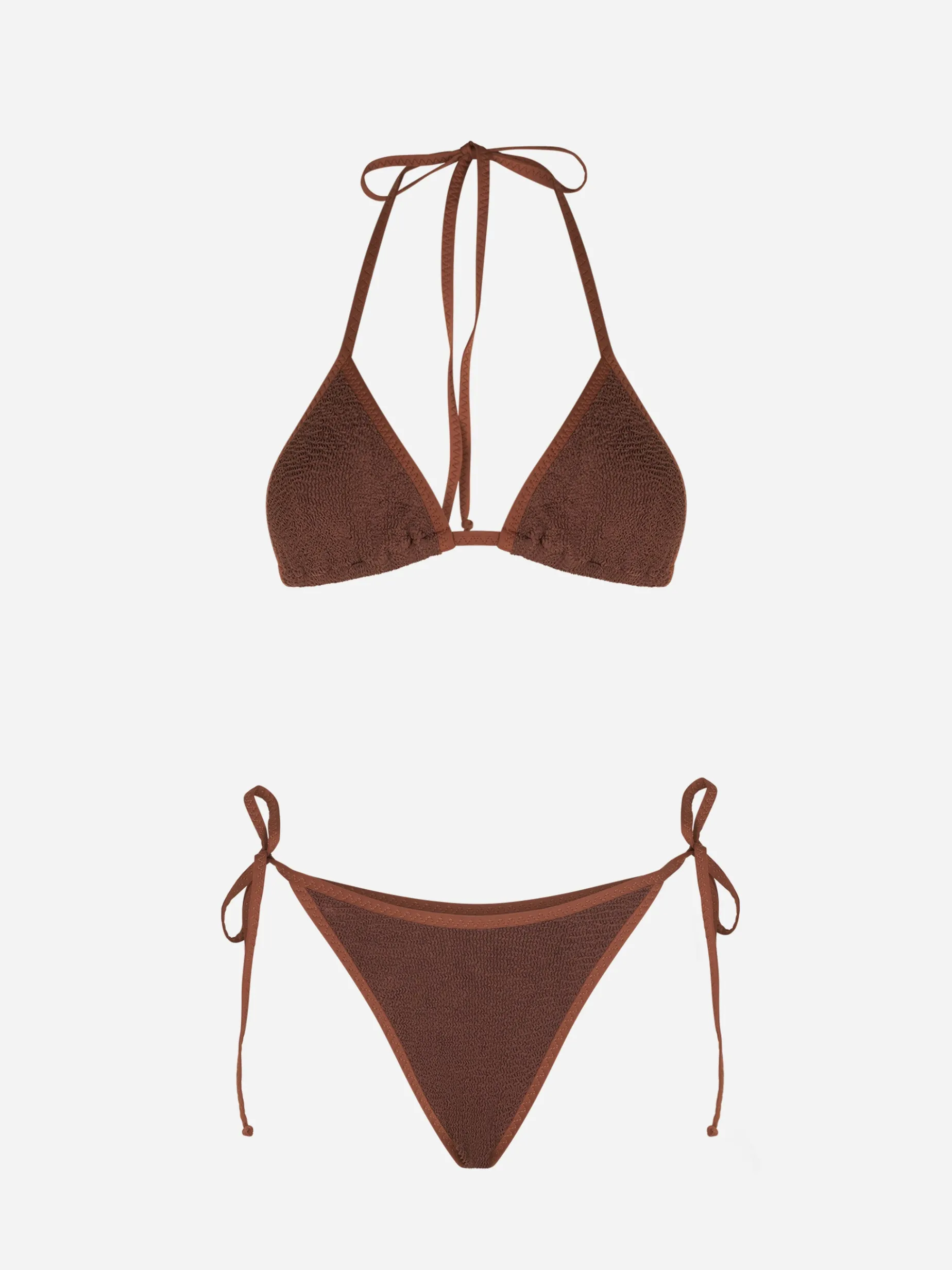 Crinkle-Triangel-Bikini für Damen