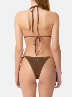Crinkle-Triangel-Bikini für Damen