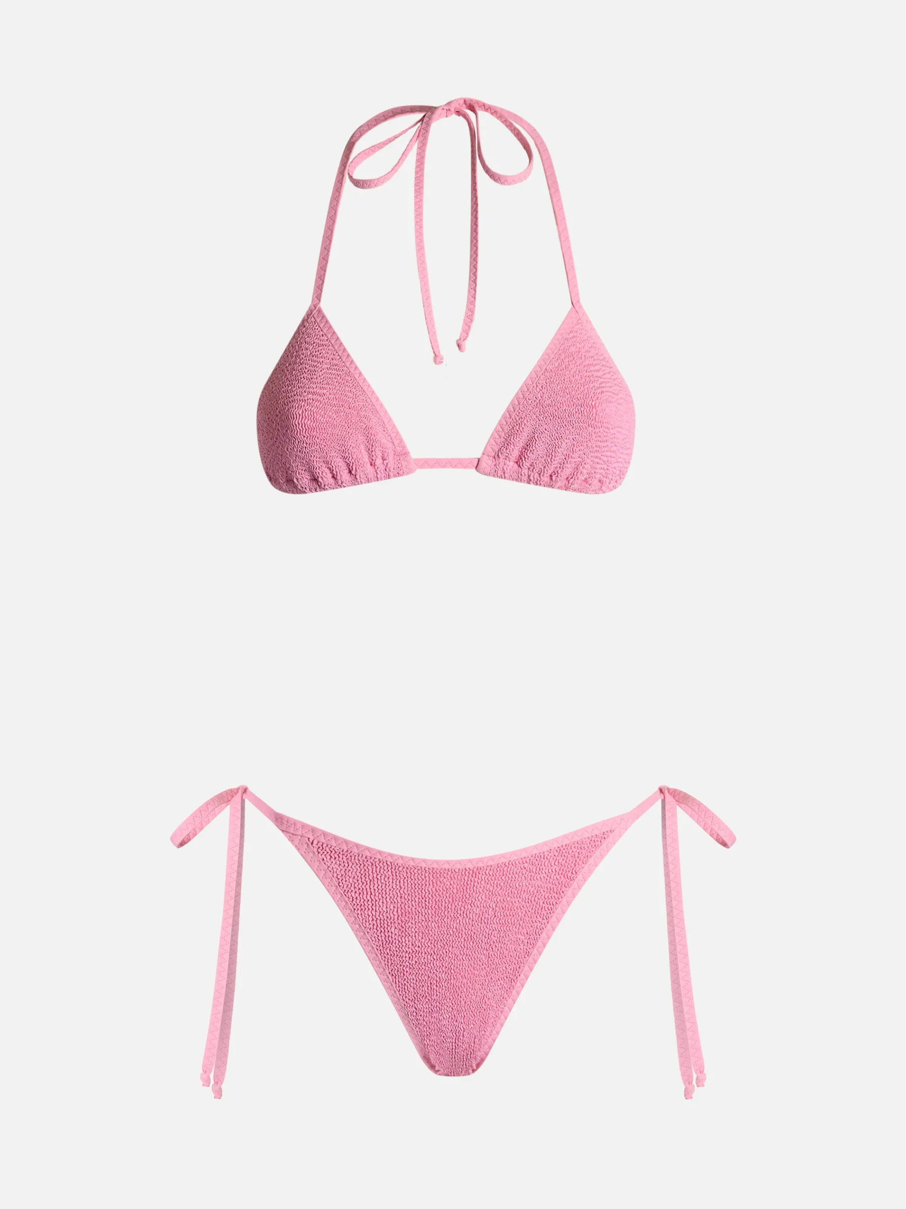 Crinkle-Triangel-Bikini für Damen