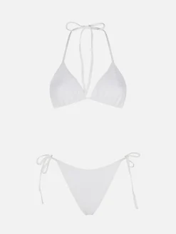 Crinkle-Triangel-Bikini für Damen