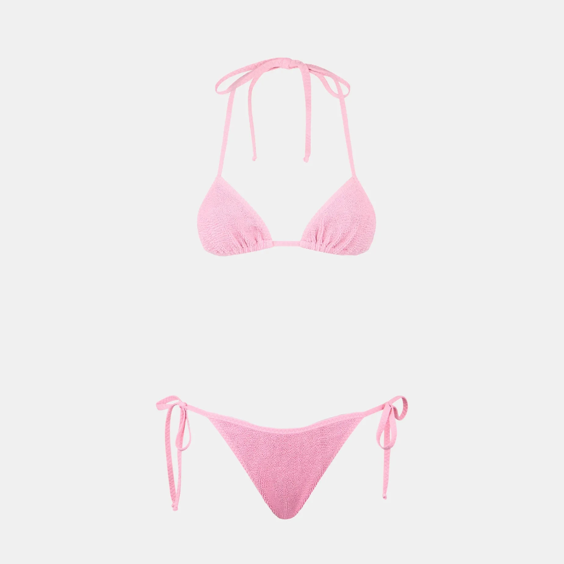 Crinkle-Triangel-Bikini für Damen