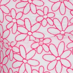 Crop-Top für Mädchen mit Gänseblümchen-Stickerei