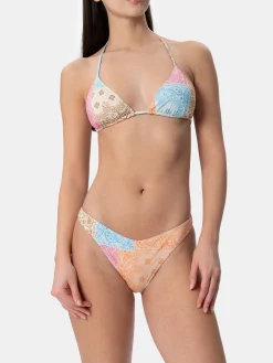 Damen Bandana-Triangel-Bikini Leah Naomi