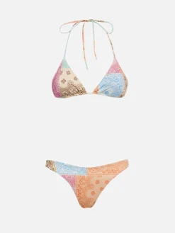 Damen Bandana-Triangel-Bikini Leah Naomi