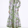 Damen Baumwollkleid Jensen mit Blumendruck