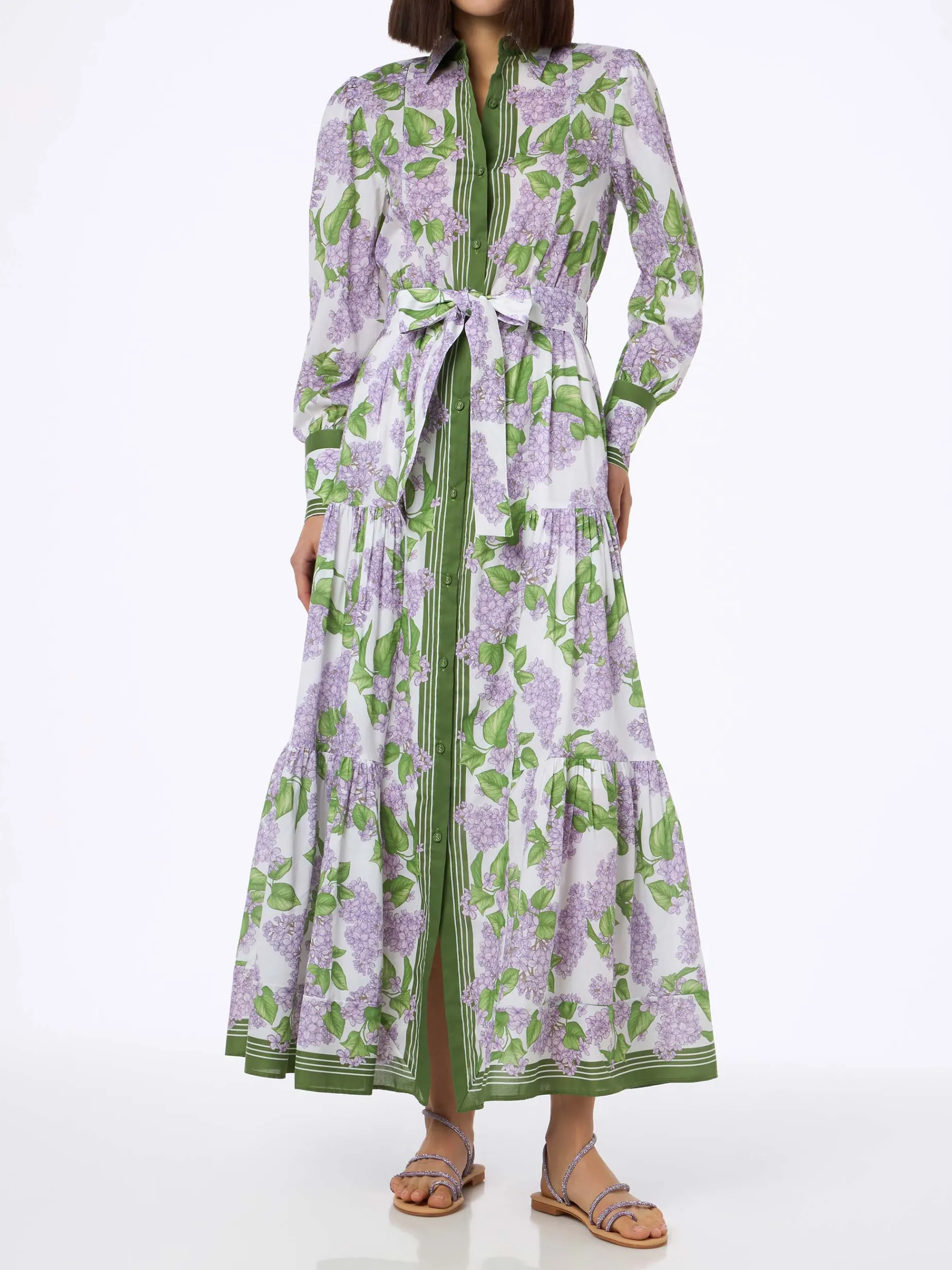 Damen Baumwollkleid Jensen mit Blumendruck