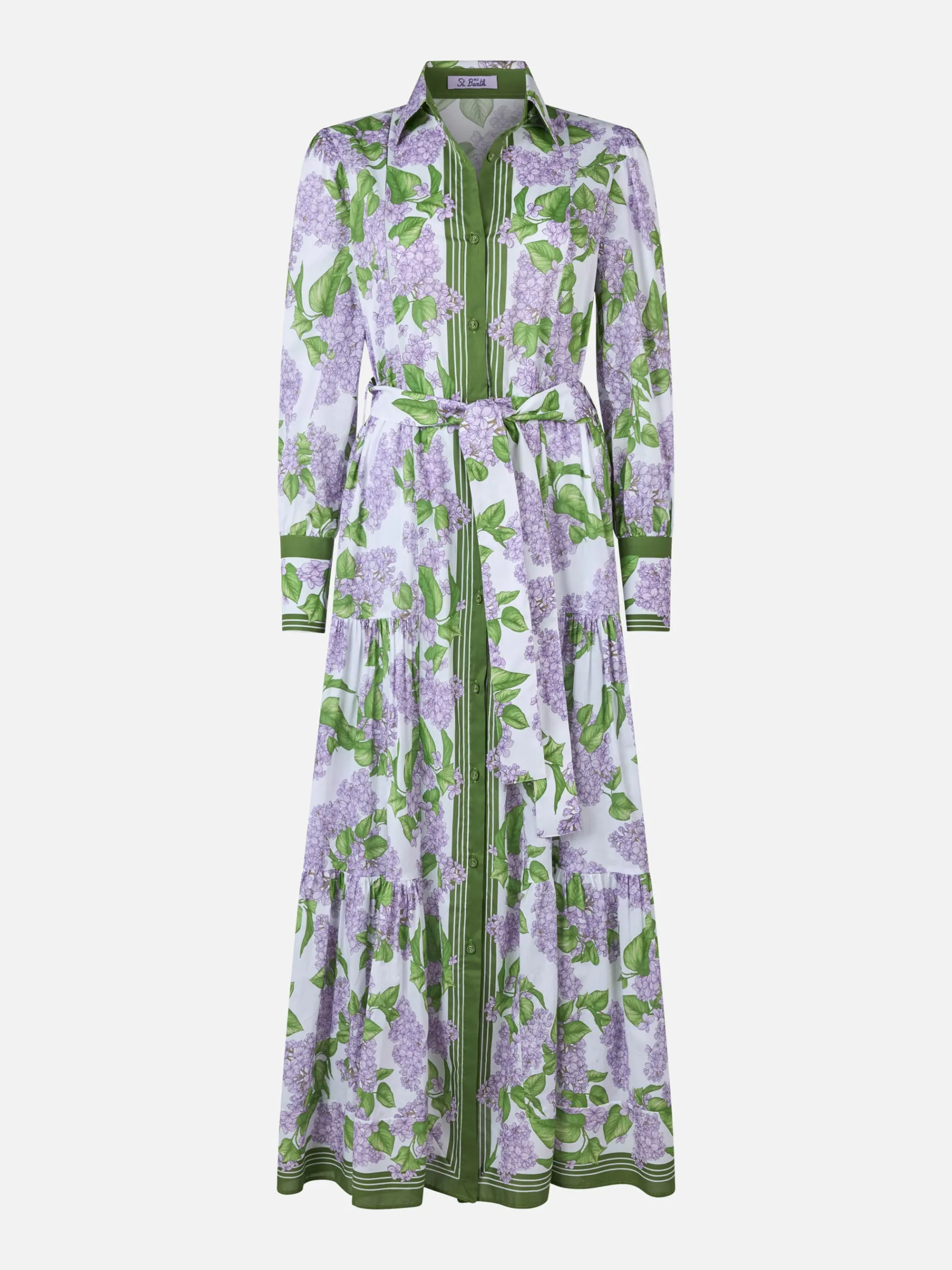 Damen Baumwollkleid Jensen mit Blumendruck
