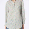 Damen Baumwollshirt Brigitte mit Emma & Georgina-Aufdruck | HERGESTELLT AUS LIBERTY-STOFF