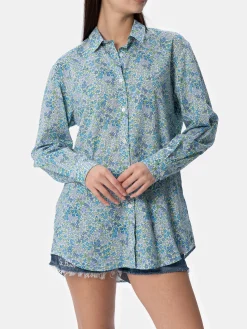 Damen Baumwollshirt Brigitte mit Joanna Luise-Print | HERGESTELLT AUS LIBERTY-STOFF