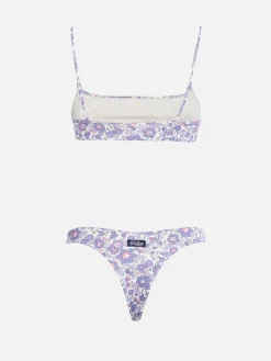 Damen Betsy Bralette-Bikini Sadie Naomi | HERGESTELLT AUS LIBERTY-STOFF