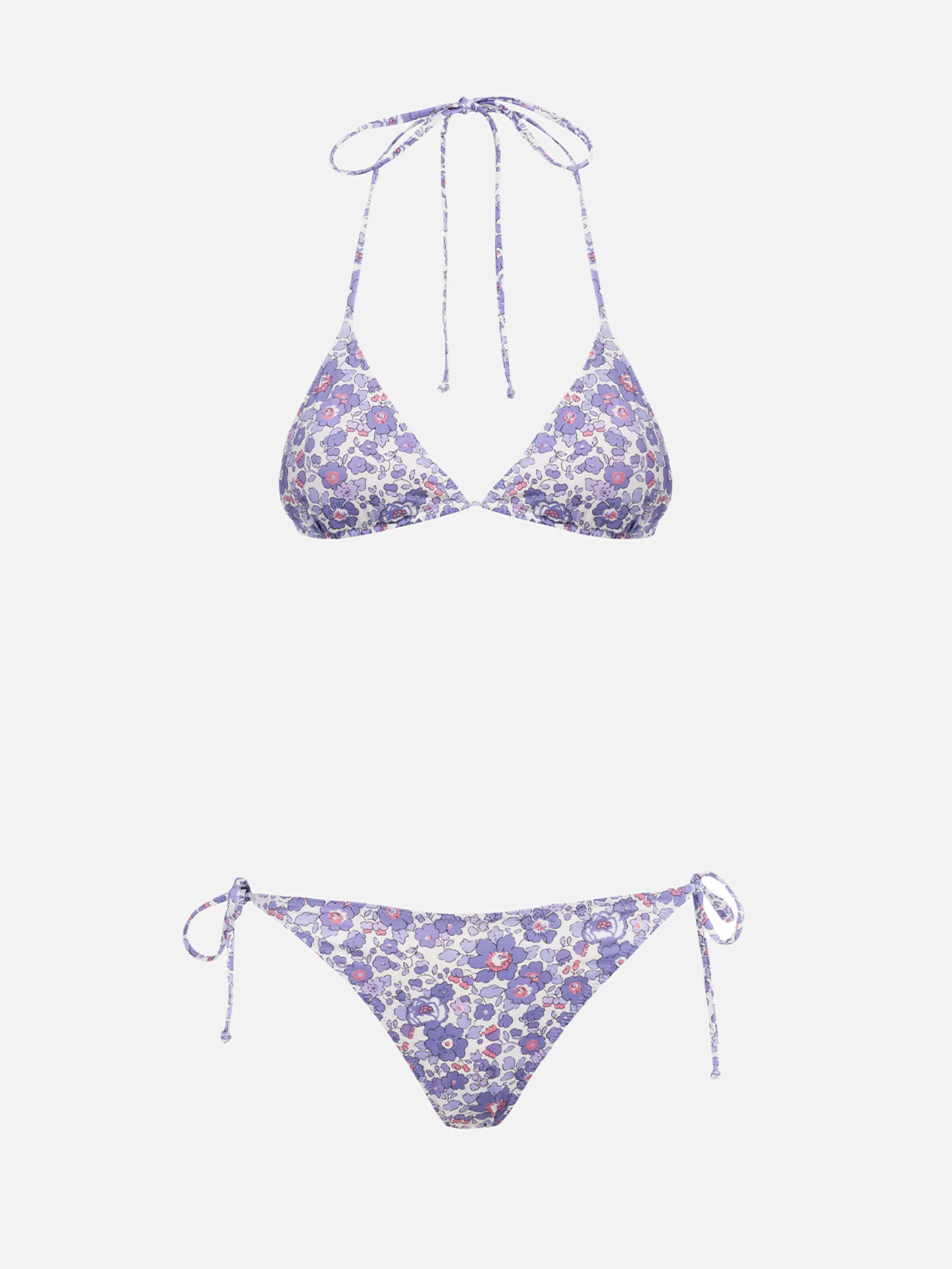 Damen Betsy Triangel-Bikini Leah Jungfrau | HERGESTELLT AUS LIBERTY-STOFF