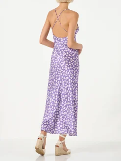 Damen Slipkleid Eydis mit Gänseblümchen-Print