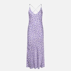 Damen Slipkleid Eydis mit Gänseblümchen-Print