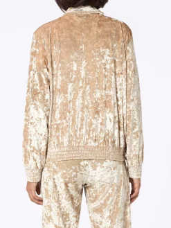 Damen Sweatshirt Miriam beige Chenille