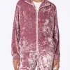 Damen Sweatshirt Miriam rosa Chenille