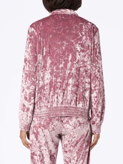 Damen Sweatshirt Miriam rosa Chenille