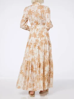 Damen Toile de Jouy Baumwollkleid Jensen