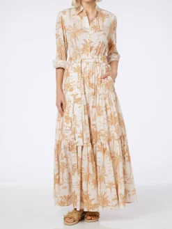Damen Toile de Jouy Baumwollkleid Jensen