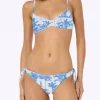 Damen Toile de Jouy U-Ausschnitt-Bralette-Bikini May Yali