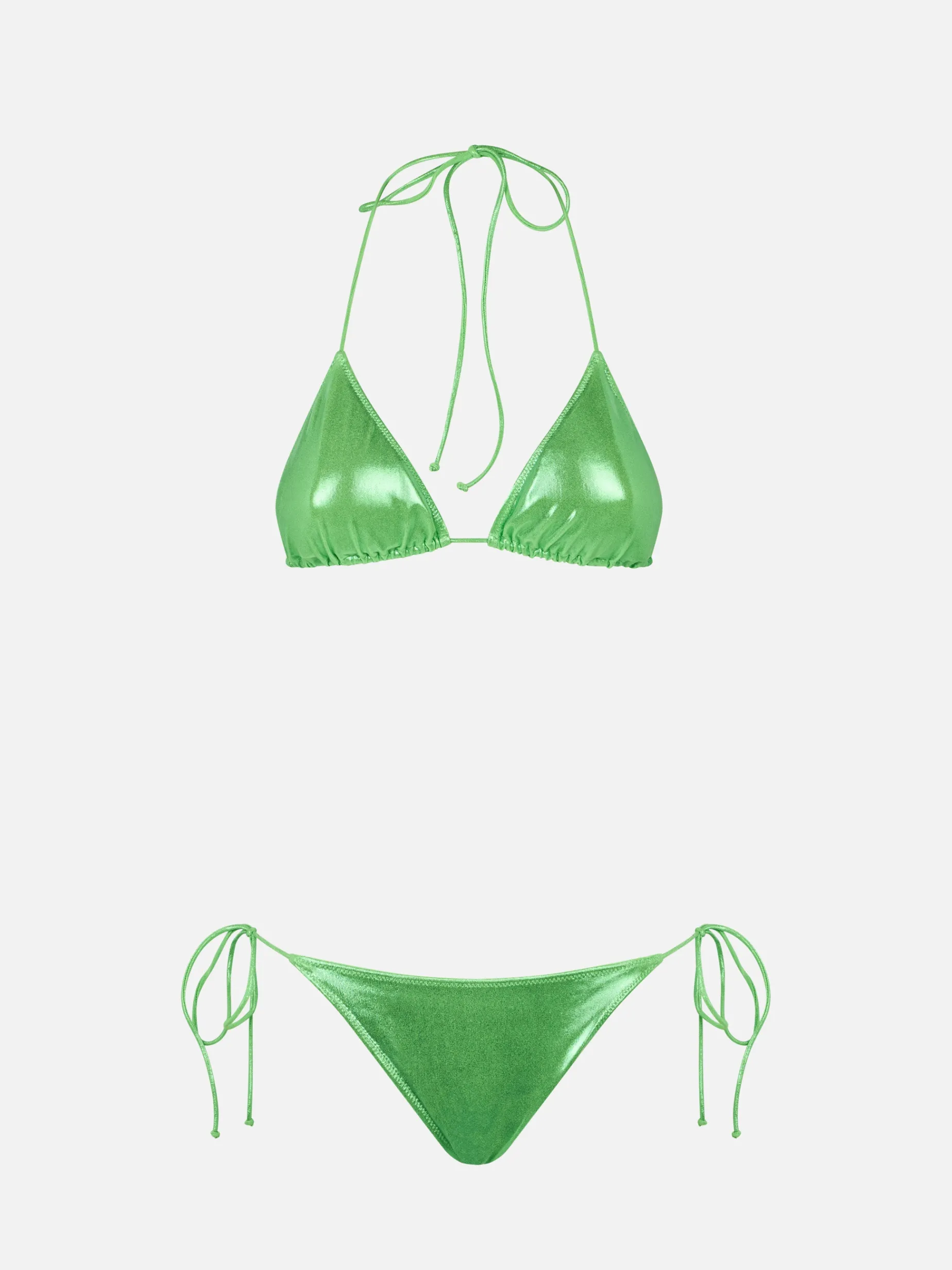 Damen Triangel-Bikini Lamina grün