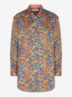 Damen-Baumwollhemd | Hergestellt aus Liberty-Stoff