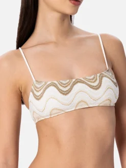 Damen-Bralette Sadie aus Raschelstrick