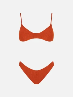Damen-Bralette-Bikini aus Lurex