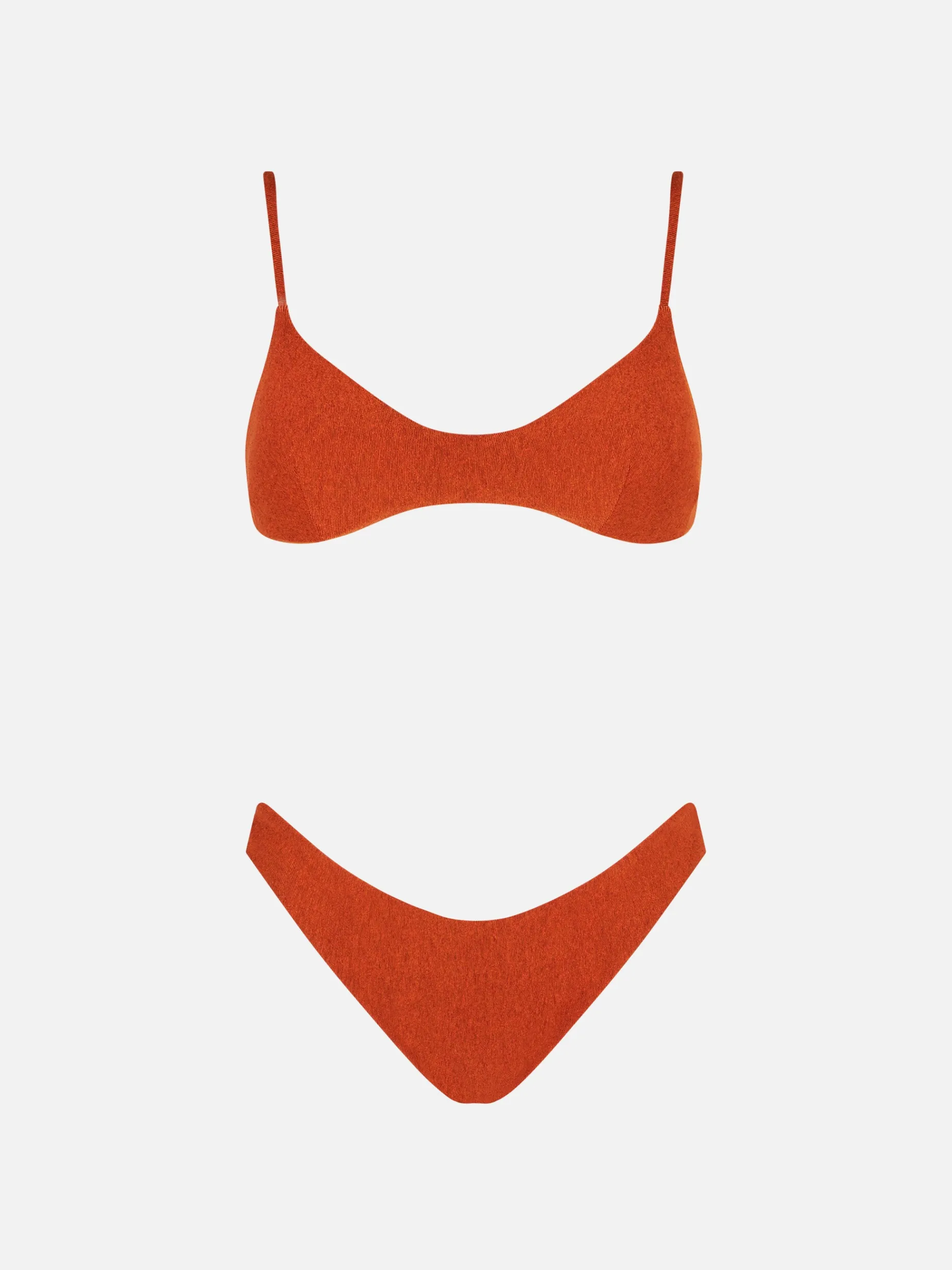 Damen-Bralette-Bikini aus Lurex