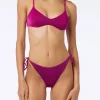 Damen-Bralette-Bikini in Fuchsia