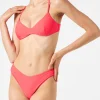 Damen-Bralette-Bikini in Neonrot