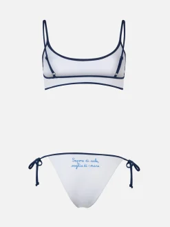 Damen-Bralette-Bikini Maju mit Sapore di sale,Voglia di amare-Stickerei | @serepocaiontas SONDERAUSGABE