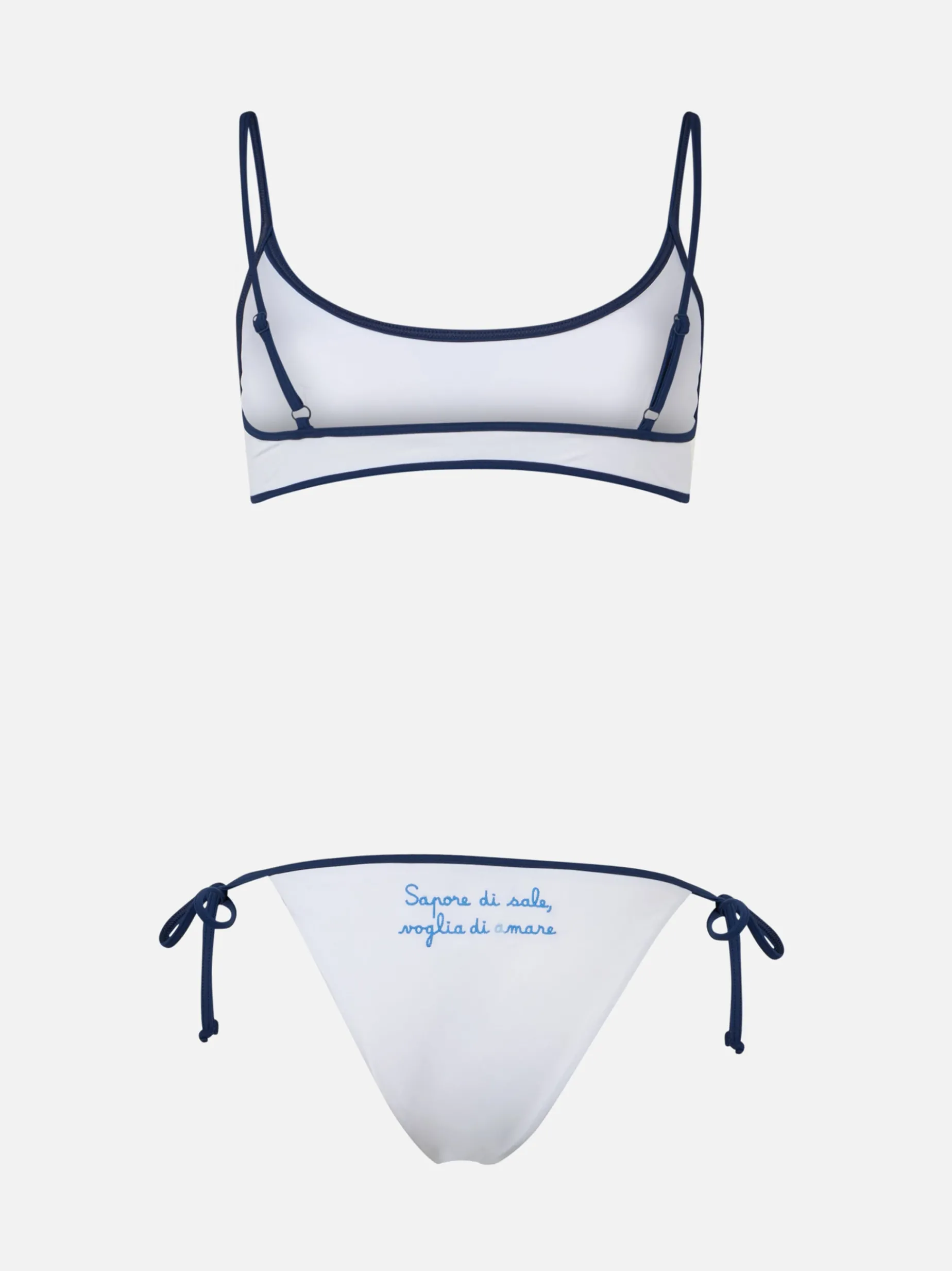 Damen-Bralette-Bikini Maju mit Sapore di sale,Voglia di amare-Stickerei | @serepocaiontas SONDERAUSGABE