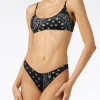 Damen-Bralette-Bikini mit Bandana-Print