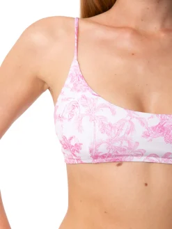 Damen-Bralette-Bikini mit Dschungel-Print