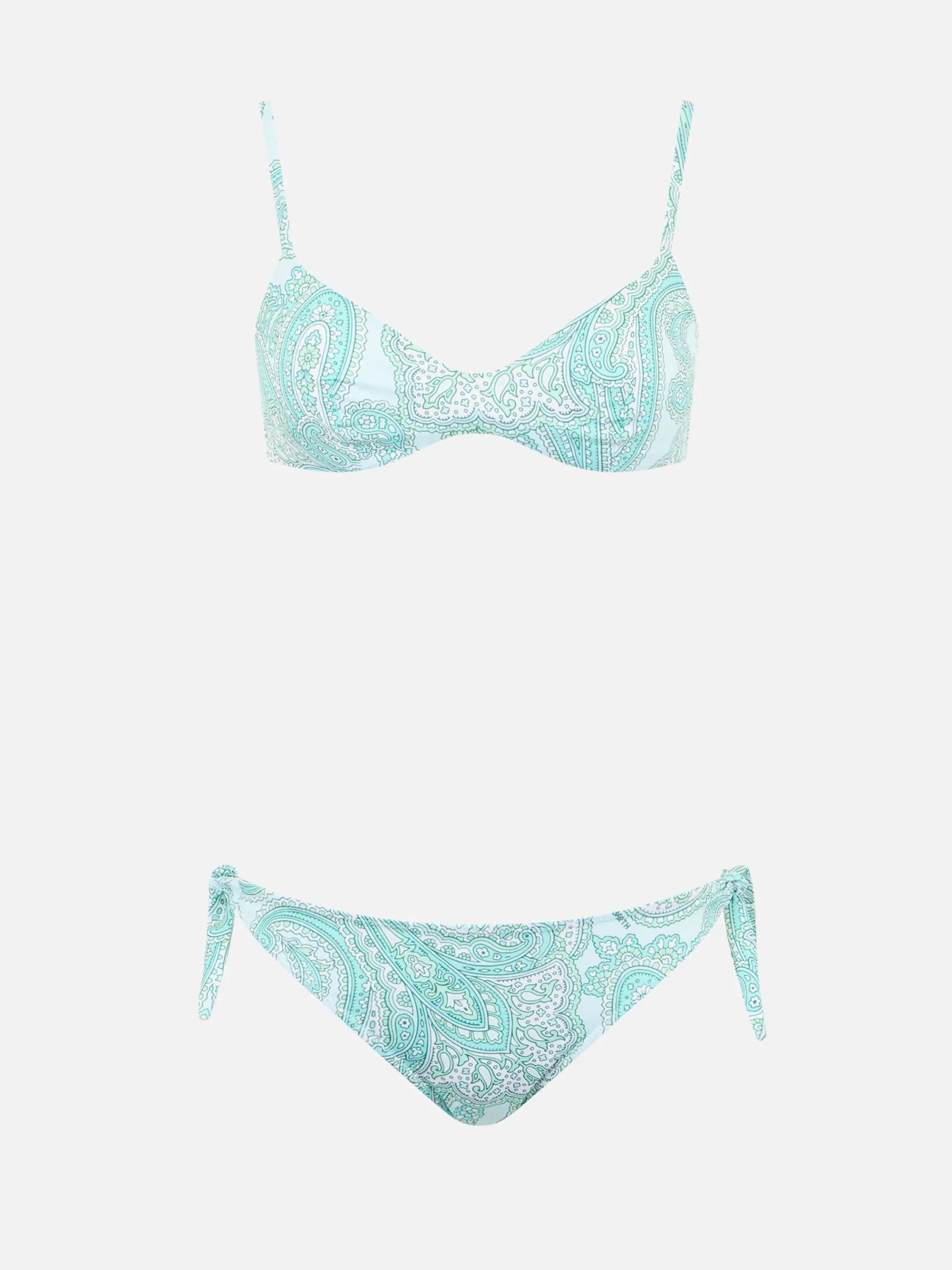 Damen-Bralette-Bikini mit Paisleymuster, May Yali