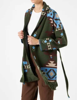 Damen-Cardigan mit Gürtel