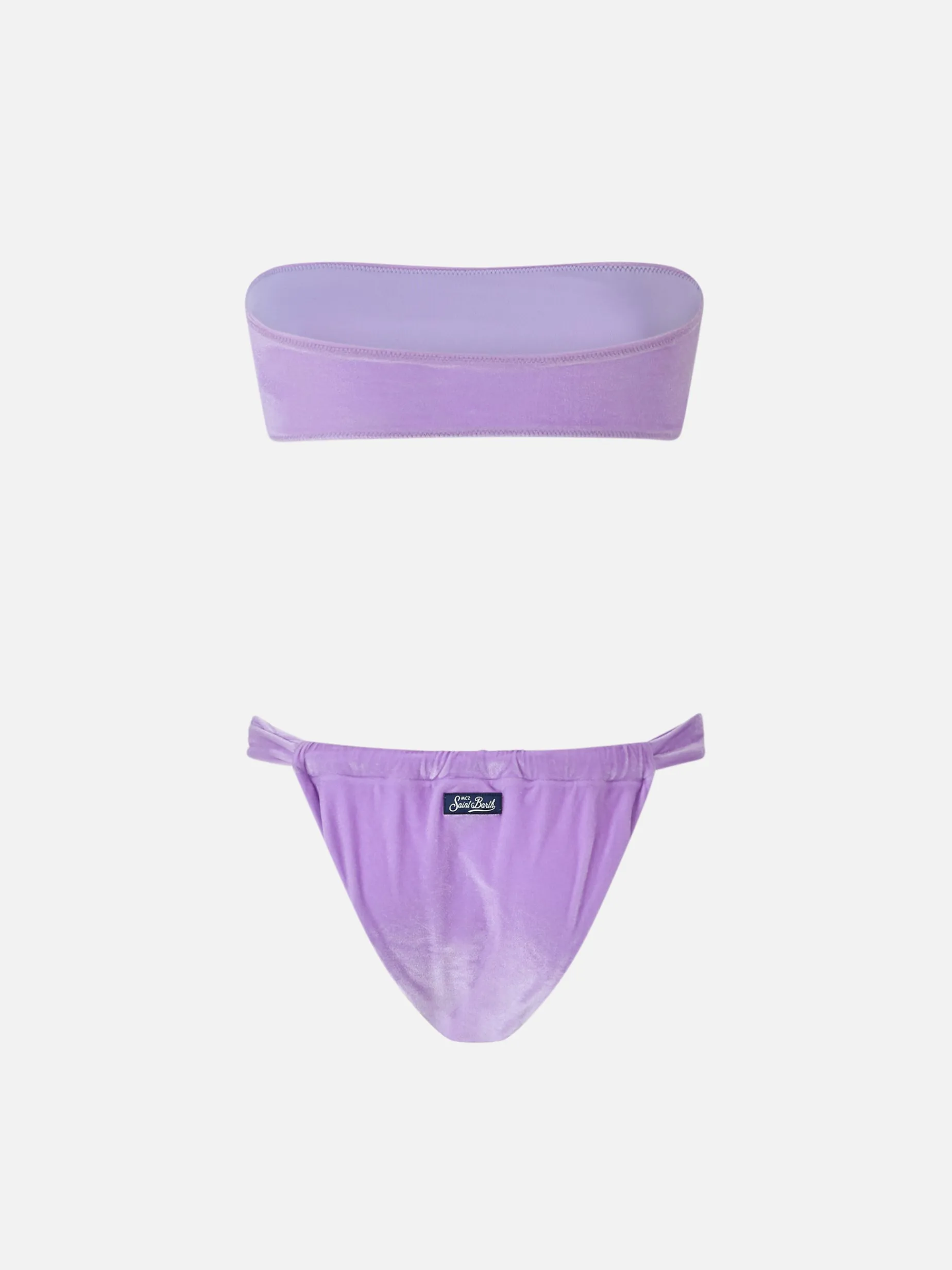 Damen-Chenille-Bandeau-Bikini Rebby Noelle