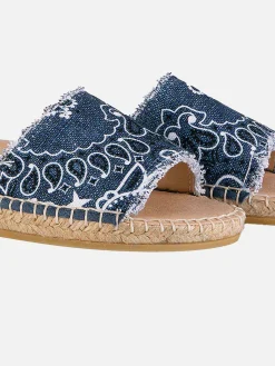 Damen-Espadrilla mit Bandana-Print