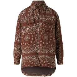 Damenjacke mit Bandana-Print