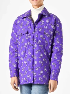 Damenjacke mit Paisley-Print
